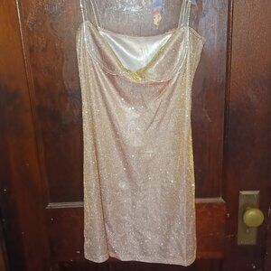 Sparkly Dress & Long Elegance